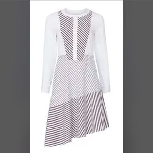 Chelsea28 Asymmetrical Shirt Dress, Size 12